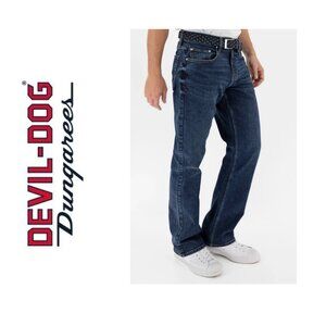 NWOT Devil Dog Dungarees - Relaxed Bootcut Jean - Rockwell - 36" x 32"